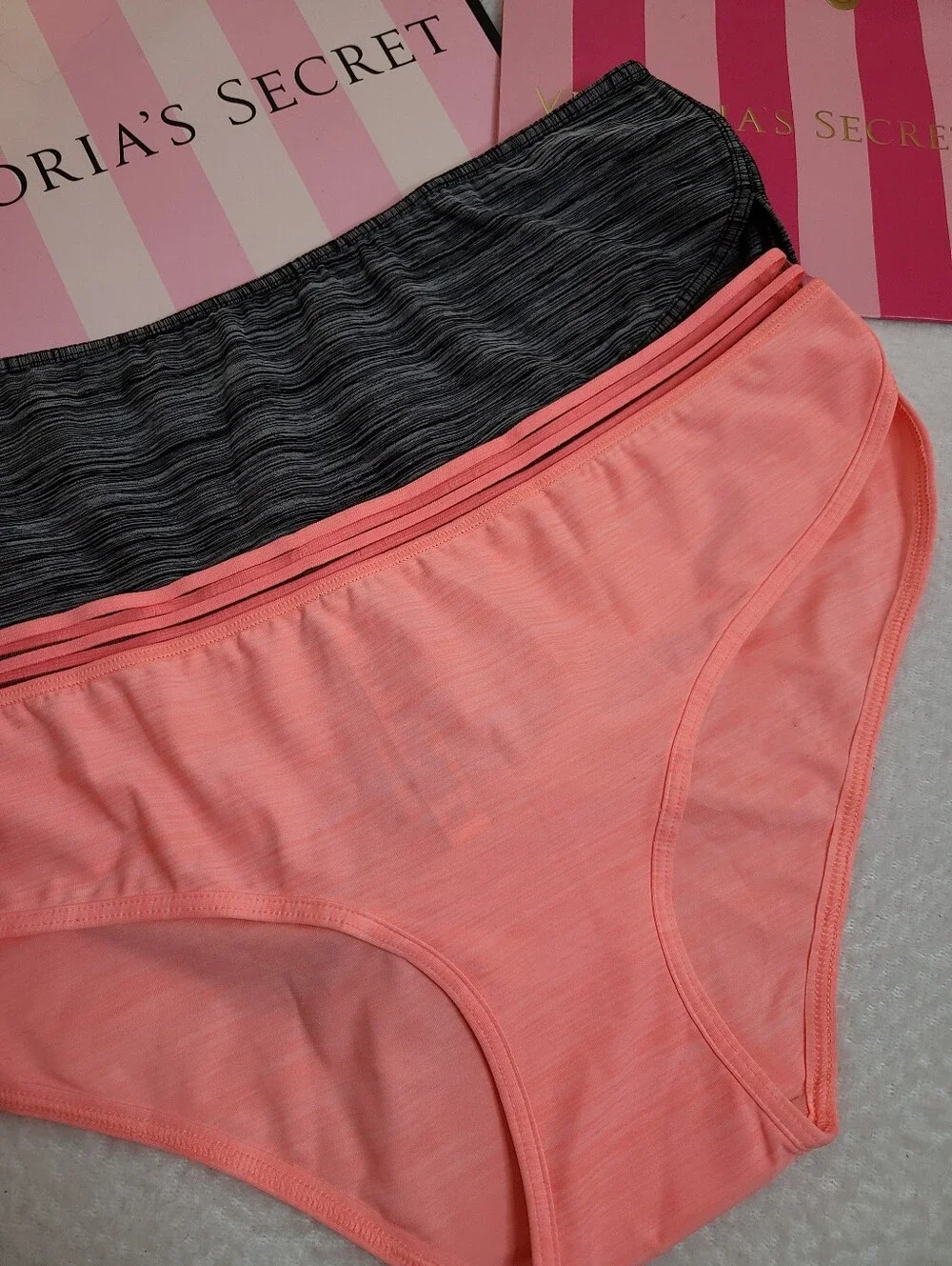 Y2K Victoria's Secret 2pk Everyday Perfect Smooth Microfiber Hipster Panties Lg